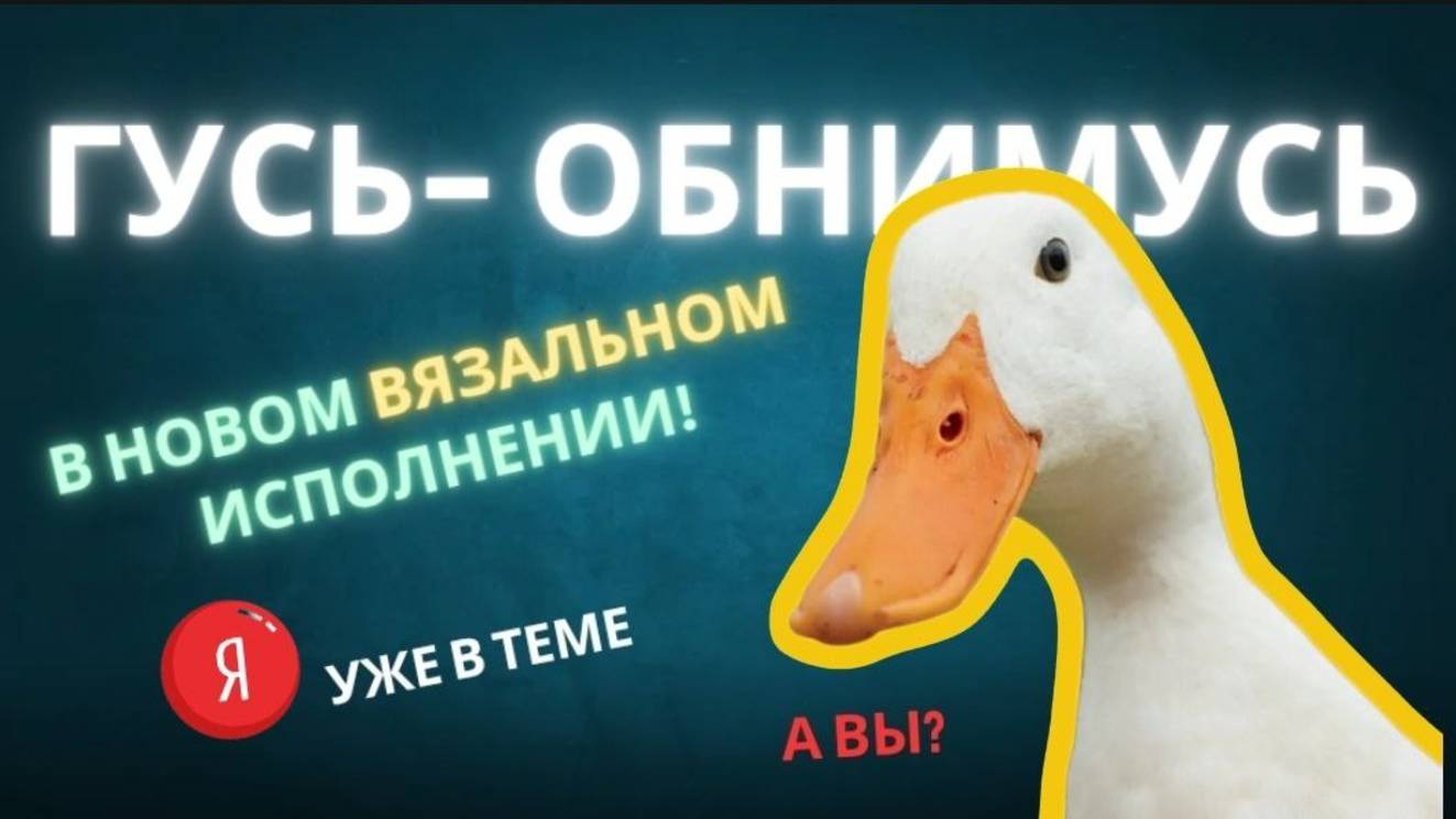 Гусь- обнимусь новый формат | варежки- гуси | гусиные варежки мастер- класс | трендовый аксессуар
