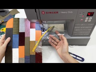 Как красиво сшить лоскутки с помощью швейной машинки.