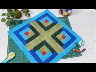 Легкое лоскутное шитье с потрясающим рисунком.