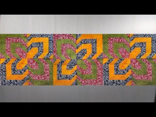 Как легко превратить полоски ткани в красивое лоскутное одеяло.