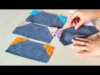 Как превратить эти скучные ткани в потрясающее лоскутное одеяло