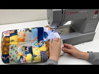 Как сделать милую тканевую корзину-органайзер с нуля!