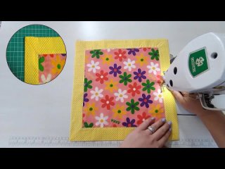Как сшить симпатичную салфетку из обрезков ткани! Просто и стильно