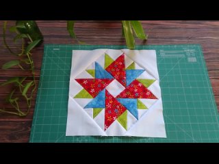 Как сшить еще одно любимый лоскутный блок.