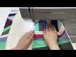 Как превратить лоскутки ткани в красивый лоскутный плед.