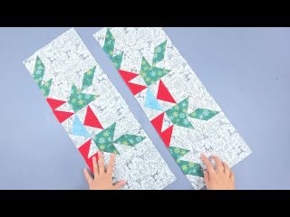 Новогодний уют за один блок! Лоскутная идея, которая полностью преобразит ваш дом.