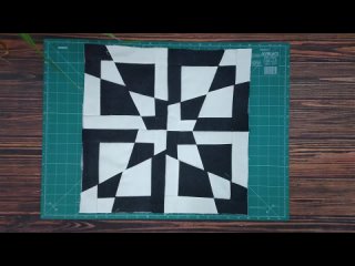 Эффектная геометрия: Представлены два шикарных лоскутных блока, построенных на игре контраста.