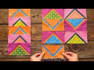 Современный пэчворк: мастер-класс по созданию простого блока с эффектными цветовыми сочетаниями