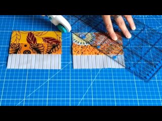 Вторая жизнь лоскутков! Невероятно приятный процесс и потрясающий результат из остатков ткани.