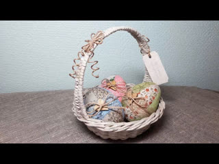 Как сплести пасхальную корзинку / Easter basket