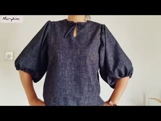 Блузка как построить и сшить, китайский метод