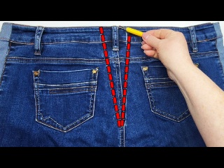 Лучший способ: Как незаметно ушить джинсы в талии и не испортить