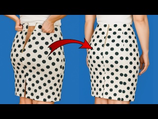 Как расширить узкую юбку — простая идея для начинающих
