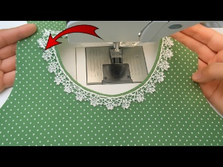 99% НОВИЧКОВ НЕ ЗНАЮТ этот трюк с кружевом и горловиной