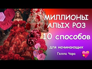 ВИДЕО ИЗ ПРОШЛОЙ ЖИЗНИ ДЕСЯТЬ СПОСОБОВ ЦВЕТОЧНОЕ ШИТЬЁ Гелла Чара