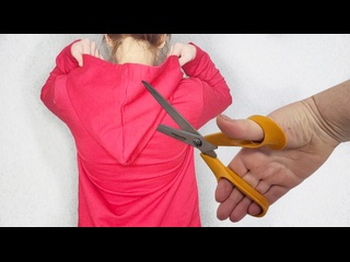 Швейная хитрость. Как избавиться от капюшона на толстовке за 8 минут!
