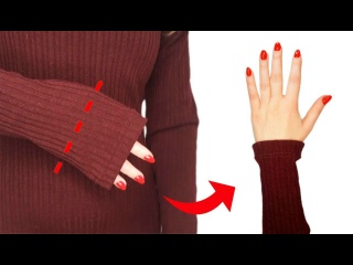 Швейная хитрость! 3 способа укоротить рукав красиво и без следов за 1 минуту!