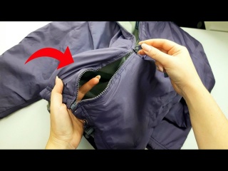 Не выбрасывай вещь! Как починить любую молнию за 1 минуту! 3 экспресс способа