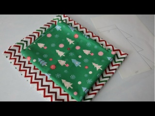 Новогодний мастер класс. Забудь про пакеты - сделай своими руками мешочек -елочку