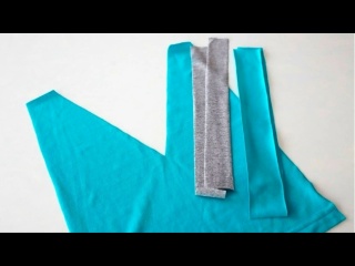 Как из двух простых полосок ткани сделать изысканный мысик. Секрет, о котором знают не все портнихи