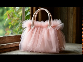 3 стильных сумки из тюля своими руками