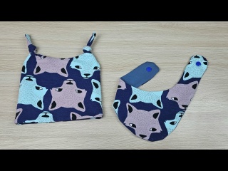 Шьем детскую шапочку и шарф по готовой выкройке