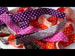 Почему никто не говорит, что можно использовать с пользой текстильный мусор_ DIY мастер-класс