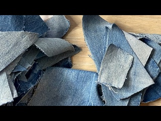 Новый способ из старых джинсов! DIY Мастер-класс