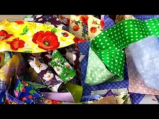 Просто попробуй соединить лоскутки с черной тканью. Показываю, что у меня получилось