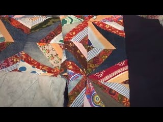 Из старых джинсов покрывало "Звезда". DIY Часть 3. Лоскутное шитье для начинающих
