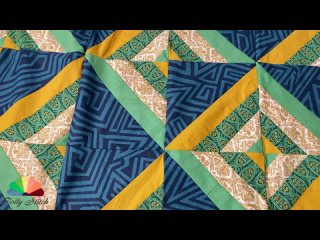 Показываю, как быстро сшить сложный лоскутный блок DIY мастер класс