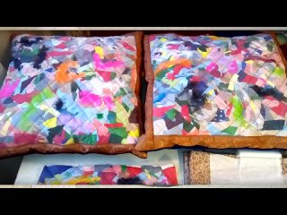 Уют на кухне: ланчматы, грелка на чайник, подставки под кружки DIY из пиццы