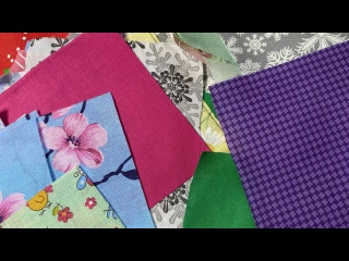 Один простой способ сшить лоскутное одеяло DIY мастер-класс