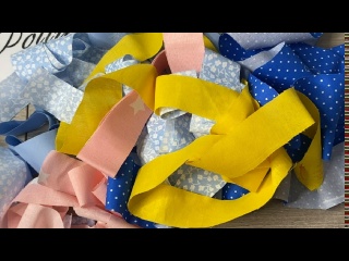 Вы не видели такой способ шить из полосок ткани DIY мастер-класс
