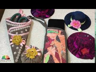 Чехол для телефона в технике "пицца" DIY Мастер-класс