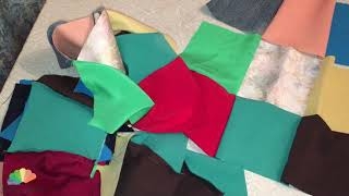 Лоскутный верх одеяла за один час! (Самый быстрый способ)