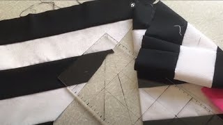 Такого поворота вы не ожидали! Лоскутный коврик из полосок ткани в стиле _Твин Пикс_