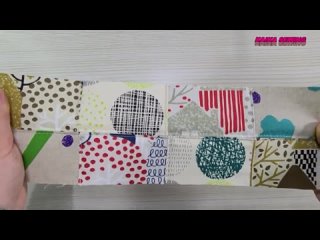 Идея из остатков тканей.