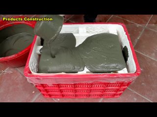 Парень залил пластиковый ящик цементом! - результат удивил всех
