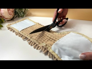 Превращаем обычную тряпку в стильный предмет интерьера! ? Интересная идея для домашнего декора