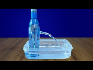 Ручной водяной насос из вторичных материалов