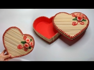 Подарочная коробка в форме сердца своими руками