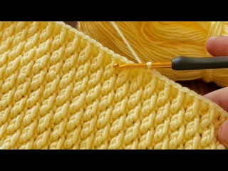 Идеальное детское одеяло для новичков, связанное крючком. Простое в исполнении, но очень уютное