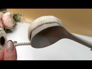 Невероятная идея для декора из кухонных принадлежностей и веревки