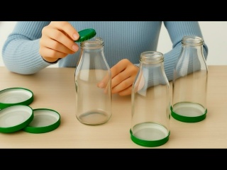 Невероятная красота из стеклянных бутылок своими руками