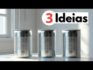 3 удивительные идеи для декупажа из жестяных банок