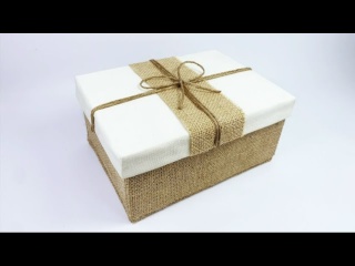 Как сделать подарочную коробку из картона своими руками