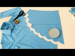 Отличная идея - вот что можно сделаеть из старой рубашки