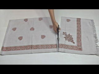 Потрясающая идея из старой шали своими руками