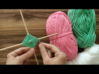 Отличная идея, которую можно сделать из деревянных шпажек и шерстяной нити